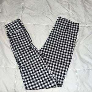 checkered pants